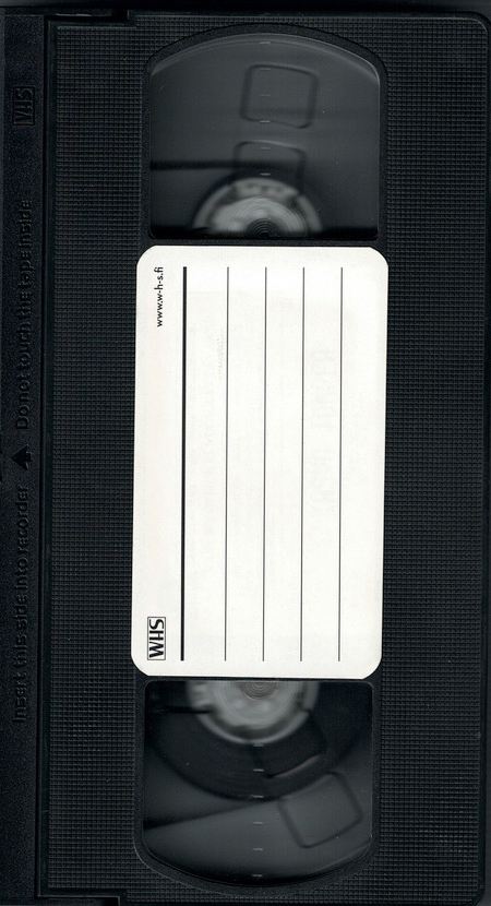 WHS VHS master tape